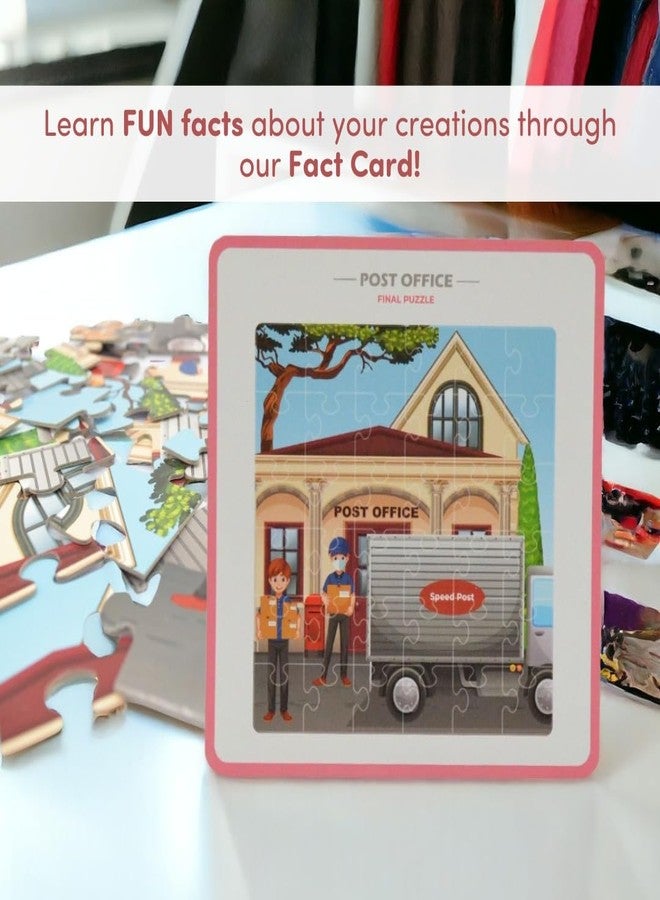 Mittimate Post Office Jigsaw Puzzle Game for Kids Age 4 to 6 Old I 36 Pieces Puzzle Toy I Birthday Gift for Children - Image 3